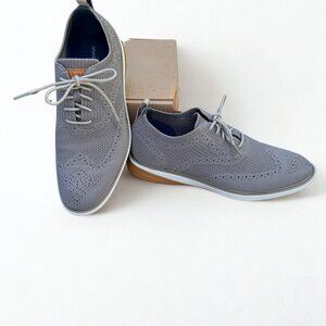 Cole Haan GrandEvolution Stitchlite Wingtip Oxford Men 10.5 M Gray Dress Sneaker